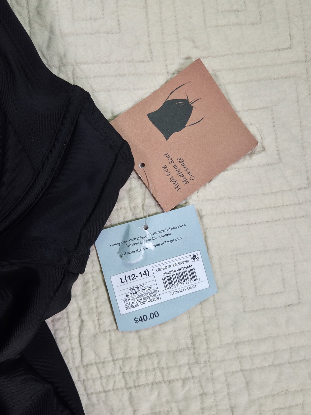 Shade & Shore Black Underwire One-Piece Swimsuit - Picture 6 of 10